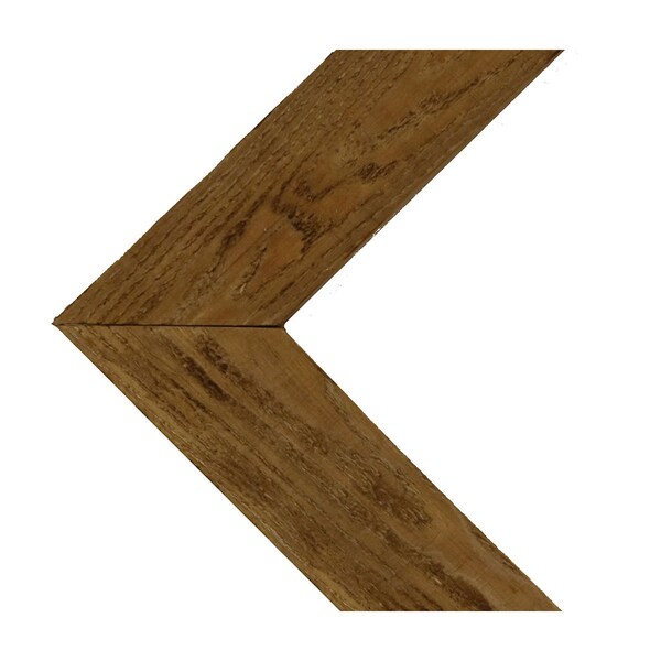 Ekena Millwork 11"W x 12"H x 3/4"D Vintage Farmhouse 3 1/2" Chevron, Barnwood Decor Collection, Natural Barnwood DECR11X12X075CHVUF - main